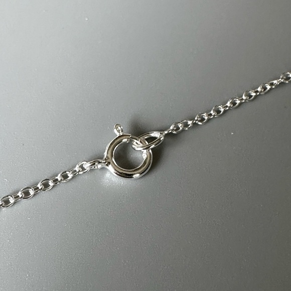 Sterling Silver Heart Necklace - Picture 7 of 10